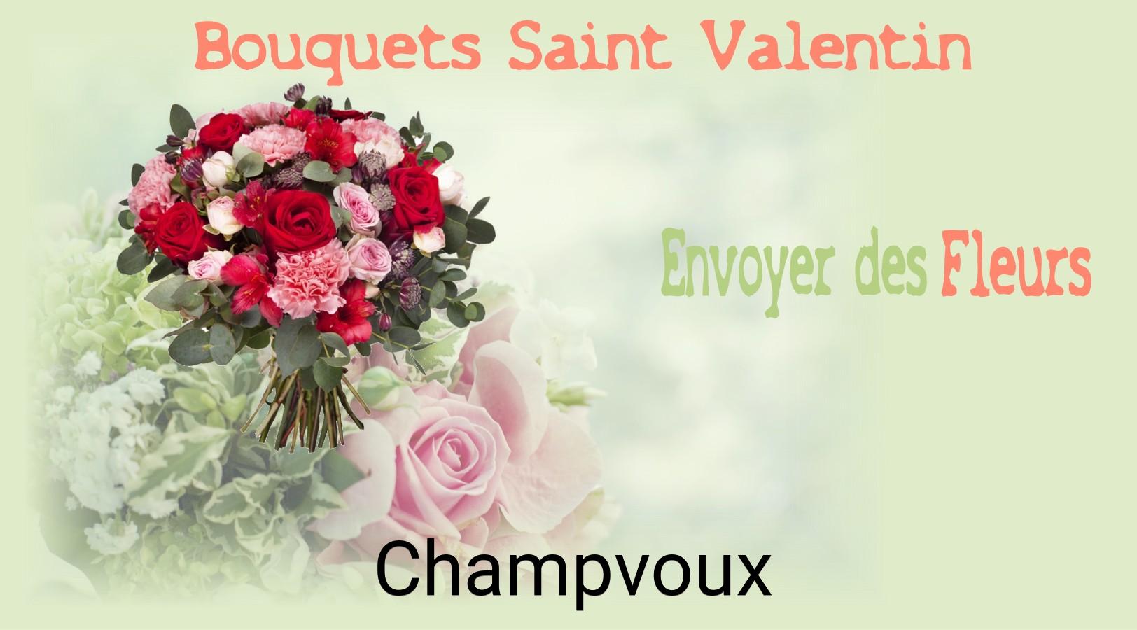 Roses de Saint-Valentin livrées à Champvoux